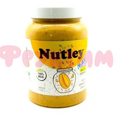 Арахисовая паста хрустящая Crunchy Nutley 1100 г