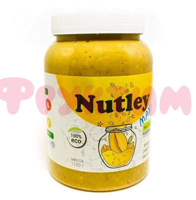 Арахисовая паста с мёдом хрустящая Crunchy Nutley 1100 г